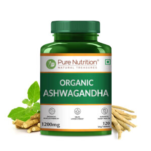 Pure Nutrition Organic Ashwagandha, 120tabs