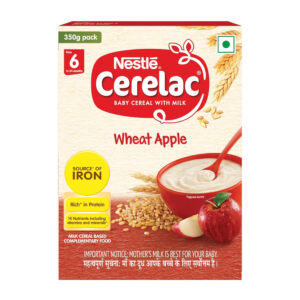Cerelac Wheat Apple Baby Cereal With Milk For 6-24 Months, 300gm