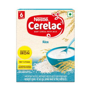 Cerelac Rice Baby Cereal With Milk For 6-24 Months, 300gm