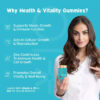 Nutriburst Health & Vitality Multivitamins Gummies (Mixed Berry), 30gummies - Image 2