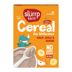Slurrp Farm Wheat, Apple & Banana Cereal, 300gm