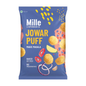 Mille Magic Masala Jowar Puff, 35gm