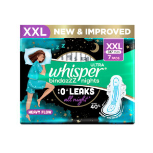 Whisper Ultra Bindazzz Nights XXL, 7pcs