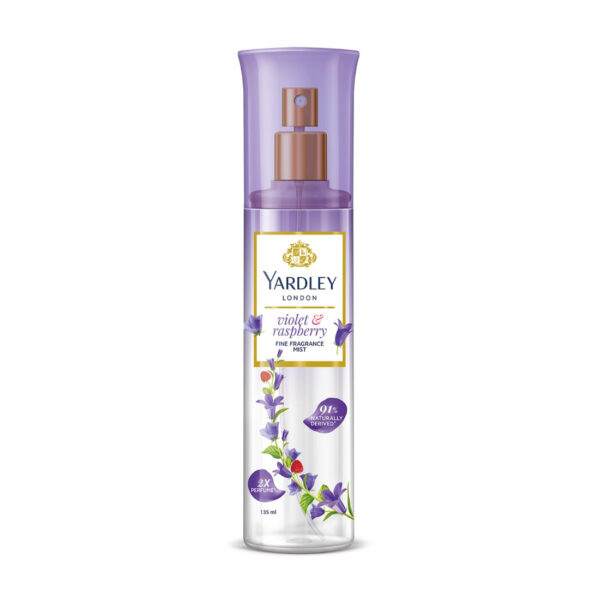 Yardley London Violet & Raspberry Fine Fragrance Mist Spray, 135ml