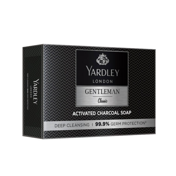 Yardley London Gentleman Classic Activated Charcoal Soap, 100gm