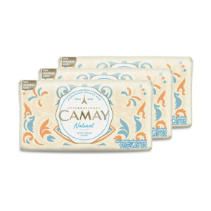 Camay Natural International Beauty Soap, 125gm (pack of 3)