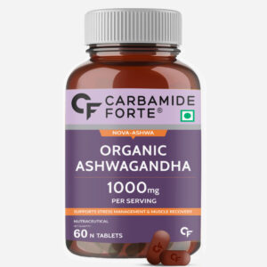 Carbamide Forte Organic Ashwagandha 1000mg (Nova Ashwa), 60tabs