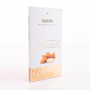 RAY No Sugar Chocolate Almond, 90gm