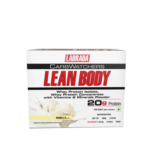 Labrada Lean Body CarbWatchers (Vanilla), 20sachets