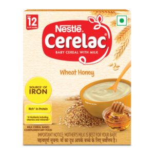 Cerelac Wheat Honey Baby Food Cereal for 12 to 24 Months Baby, 300gm