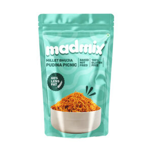 Madmix Millet Bhujia Pudina Picnic, 125gm