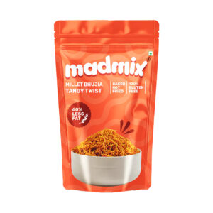 Madmix Millet Bhujia Tangy Twist, 125gm
