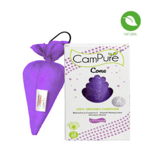 Campure Lavender Camphor Cone, 60gm