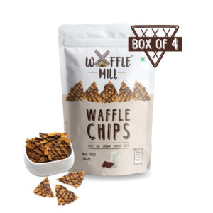 Milk Chocolate Drizzle Waffle Chips, 85gm