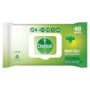 Dettol Skin & Surface Wipes, 40Pcs