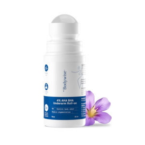 Be Bodywise 4% AHA BHA Underarm Roll On (Flora), 50ml